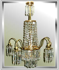 Restored Chandelier by Polished Treasures